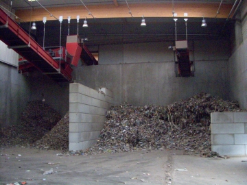 Brennstofflager Fraktionen 20-60 und 60-160 mm 